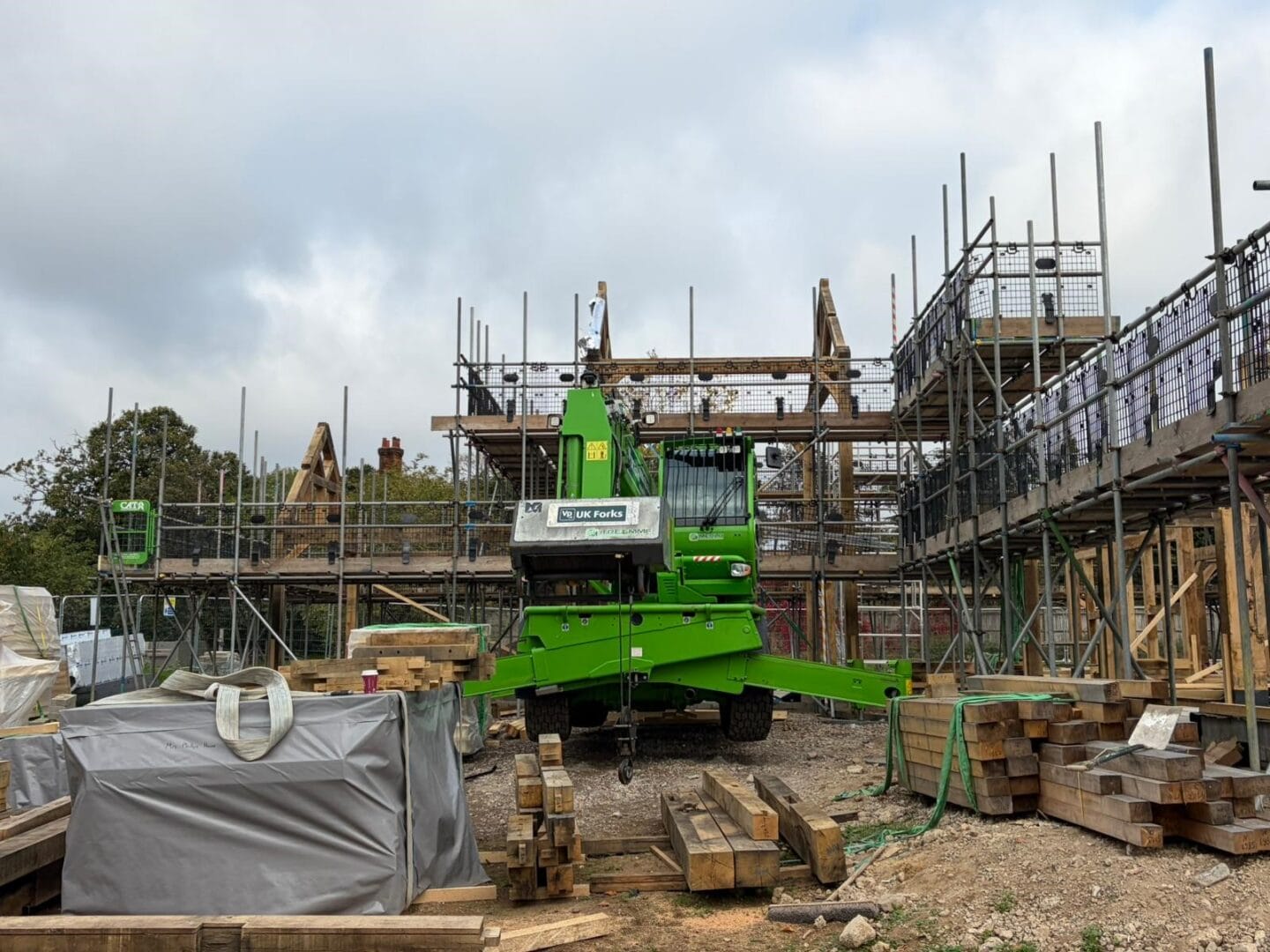 timber frame scaffolding case study